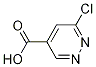 Structure of 4-Pyridazinecarboxylic acid, 6-chloro-