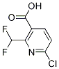 Structure of 6-chloro-2-(difluoroMethyl)nicotinic acid