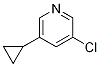 Structure of 3-chloro-5-cyclopropylpyridine