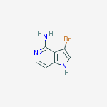 Structure of 3-bromo-1h-pyrrolo[3,2-c]pyridin-4-amine