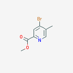 Structure of methyl 4-bromo-5-methylpicolinate