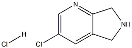 Structure of 3-chloro-6,7-dihydro-5H-pyrrolo[3,4-b]pyridine hydrochloride