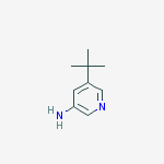 Structure of 5-tert-butylpyridin-3-amine
