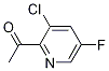 1-(3-chloro-5-fluoropyridin-2-yl)ethanone结构式