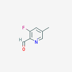 Structure of 3-fluoro-5-methylpyridine-2-carbaldehyde