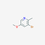 Structure of 3-BroMo-5-Methoxy-2-Methylpyridine