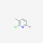 Structure of 2-chloro-6-fluoro-3-methylpyridine