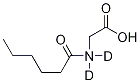 Structure of N-Hexanoylglycine-2,2-d2