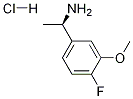 (1R)-(4-氟-3-甲氧基苯基)乙胺结构式