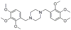 Structure of 1,4-Bis(2,3,4-triMethoxybenzyl)piperazine