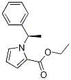 (R)-Ethyl 1-(1-phenylethyl)-1H-pyrrole-2-carboxylate结构式