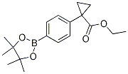 Structure of Ethyl 1-[4-(4,4,5,5-tetramethyl-1,3,2-dioxaborolan-2-yl)phenyl]cyclopropane-1-carboxylate