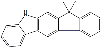 Structure of 5,7-Dihydro-7,7-dimethyl-indeno[2,1-b]carbszole