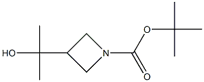 1-BOC-3-(1-羟基-1-甲基乙基)吖啶结构式