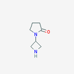 Structure of 1-(Azetidin-3-yl)pyrrolidin-2-one