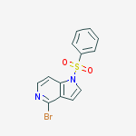Structure of 1-(Phenylsulfonyl)-4-bromo-5-azaindole