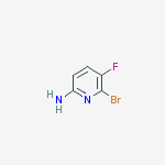 Structure of 6-BROMO-5-FLUOROPYRIDIN-2-AMINE
