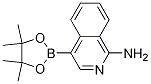 Structure of 4-(4,4,5,5-tetraMethyl-1,3,2-dioxaborolan-2-yl)isoquinolin-1-aMine
