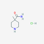 Structure of 4-Methyl-piperidine-4-carboxylic acid amide hydrochloride
