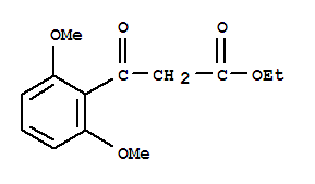 Structure of ETHYL 3-(2,6-DIMETHOXYPHENYL)-3-OXOPROPANOATE