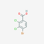 Structure of 4-BROMO-2,3-DICHLOROBENZOIC ACID