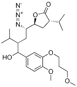 Structure of (3S,5S)-5-((1S,3S)-1-Azido-3-(hydroxy(4-methoxy-3-(3-methoxypropoxy)phenyl)methyl)-4-methylpentyl)-3-isopropyldihydrofuran-2(3H)-one