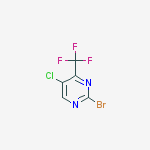 Structure of 2-BROMO-5-CHLORO-4-(TRIFLUOROMETHYL)PYRIMIDINE
