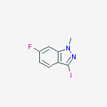 Structure of 6-FLUORO-3-IODO-1-METHYL-1H-INDAZOLE