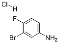 Structure of 3-Bromo-4-fluoroaniline, HCl