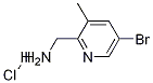 Structure of (5-broMo-3-Methylpyridin-2-yl)MethanaMine hydrochloride