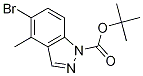 1-BOC-4-甲基-5-溴-1H-吲唑结构式