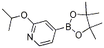 Structure of 2-isopropoxy-4-(4,4,5,5-tetramethyl-1,3,2-dioxaborolan-2-yl)pyridine