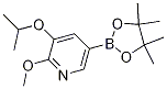 Structure of 3-isopropoxy-2-Methoxy-5-(4,4,5,5-tetraMethyl-1,3,2-dioxaborolan-2-yl)pyridine