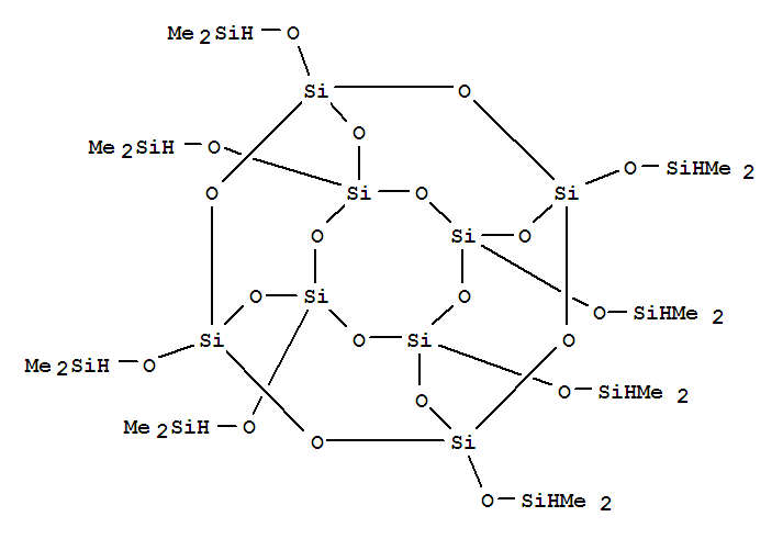 Structure of Octakis(dimethylsiloxy)-T8-silsequioxane