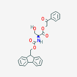 Structure of N-(9-Fluorenylmethoxycarbonyl)-L-serine Phenacyl Ester