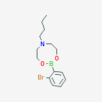 2-(2-bromophenyl)-6-butyl-1,3,6,2-dioxazaborocane结构式