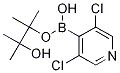 Structure of 3,5-Dichloro-4-pyridineboronic acid pinacol ester
