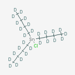Structure of TRIBUTYLTIN CHLORIDE-D27