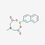 Structure of 6-METHYL-2-(NAPHTHALEN-2-YL)-1,3,6,2-DIOXAZABOROCANE-4,8-DIONE
