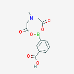 Structure of 3-(6-METHYL-4,8-DIOXO-1,3,6,2-DIOXAZABOROCAN-2-YL)BENZOIC ACID