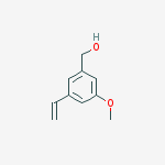 Structure of (3-ethenyl-5-methoxyphenyl)methanol
