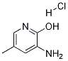 3-Amino-2-hydroxy-5-methylpyridine HCl结构式
