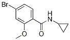 Structure of 4-Bromo-N-cyclopropyl-2-methoxybenzamide