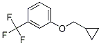 1-(Cyclopropylmethoxy)-3-(trifluoromethyl)benzene结构式