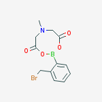 Structure of 2-Bromomethylphenylboronic acid MIDA ester