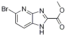 Methyl 5-bromo-1H-imidazo[4,5-b]pyridine-2-carboxylate结构式
