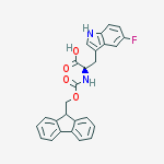 Structure of Fmoc-5-fluoro-D-tryptophan