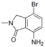 Structure of 7-aMino-4-broMo-2-Methylisoindolin-1-one