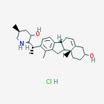 Structure of Veratramine, HCl, V. californicum