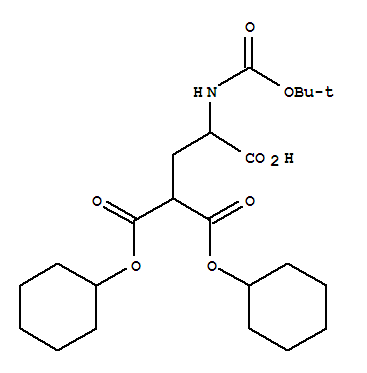 Structure of N-Boc-γ,γ’-dicyclohexyl-D,L-carboxyglutamic acid